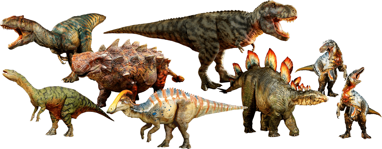 ディノサファリ2025に登場する恐竜たち