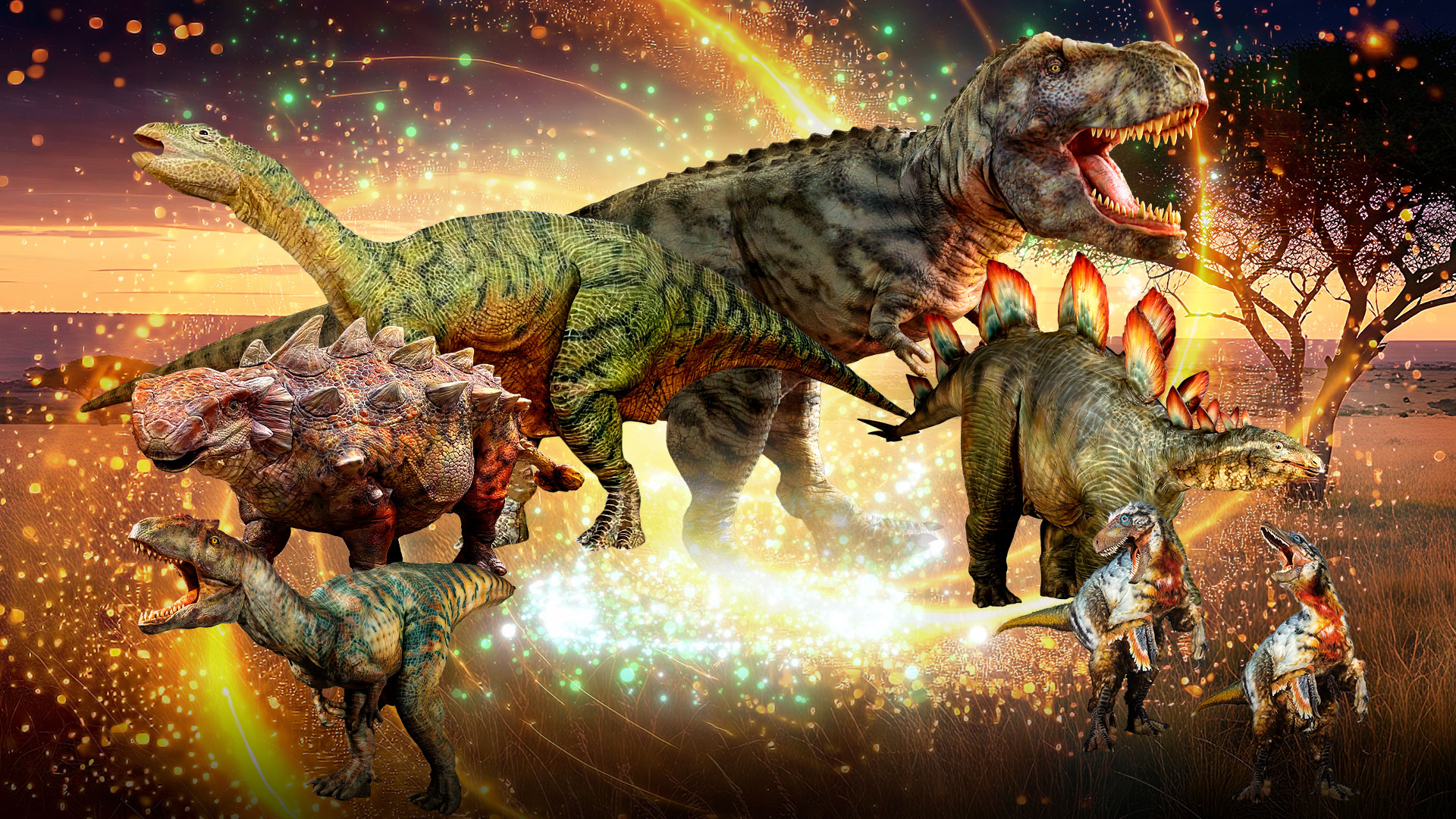 「恐竜ライブ ディノサファリ DINO SAFARI 2026」公式サイト。2026年GWは芝生の上で恐竜体験!!